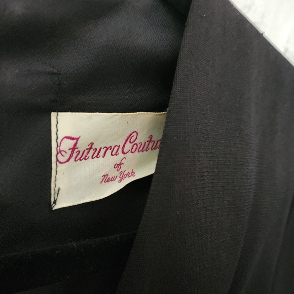 Vintage Metallic Long Sleeve Maxi Dress - Picture 5 of 8